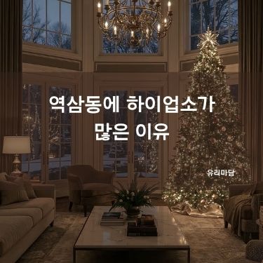 역삼동에 하이업소가 많은 이유